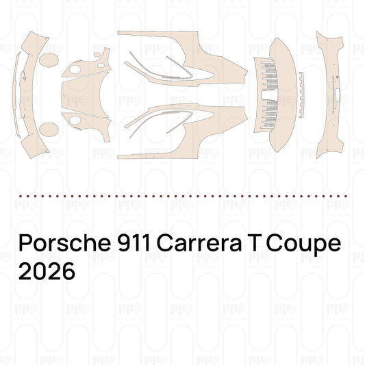 PPF prédécoupé Porsche 911 Carrera T Coupe 2026