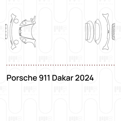 PPF prédécoupé Porsche 911 Dakar 2024