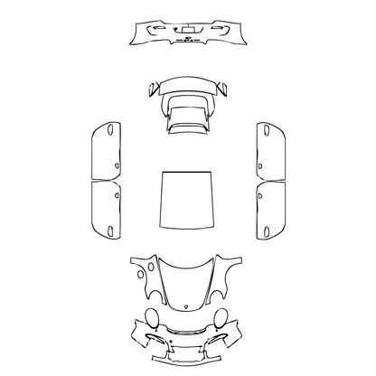 Pre-Cut PPF Porsche 911 GT3 2014 - PPF-Kits