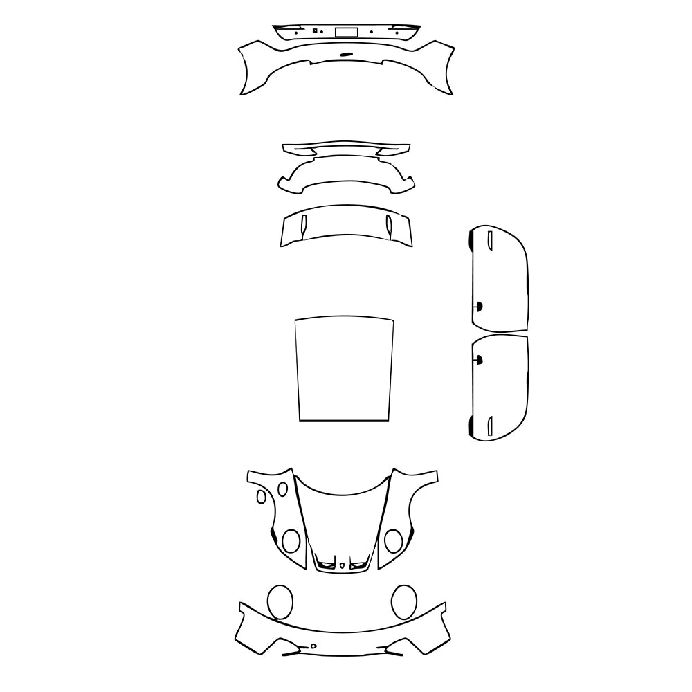 Pre-Cut PPF Porsche 911 GT3 2022 - PPF-Kits
