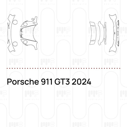 PPF prédécoupé Porsche 911 GT3 2024