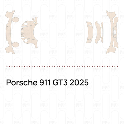 PPF prédécoupé Porsche 911 GT3 2025