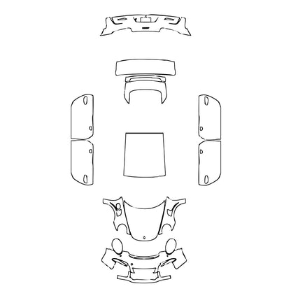 Pre-Cut PPF Porsche 911 GT3 RS 2015 - PPF-Kits