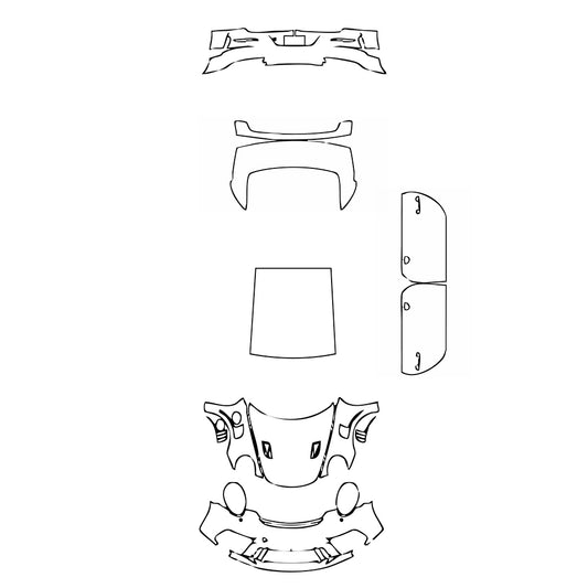 Pre-Cut PPF Porsche 911 GT3 RS 2018 - PPF-Kits