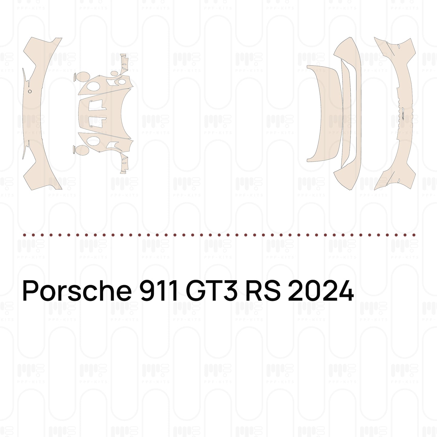 PPF prédécoupé Porsche 911 GT3 RS 2024
