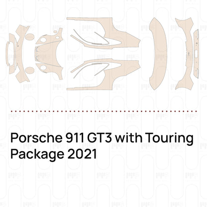 PPF prédécoupé Porsche 911 GT3 with Touring Package 2021