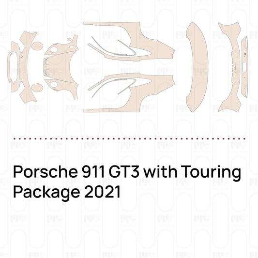 PPF prédécoupé Porsche 911 GT3 with Touring Package 2021