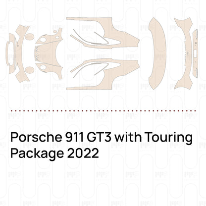 PPF prédécoupé Porsche 911 GT3 with Touring Package 2022