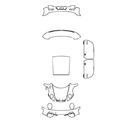 Pre-Cut PPF Porsche 911 GT3 with Touring Package 2025 - PPF-Kits