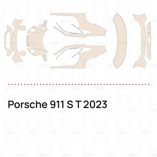 PPF prédécoupé Porsche 911 S T 2023