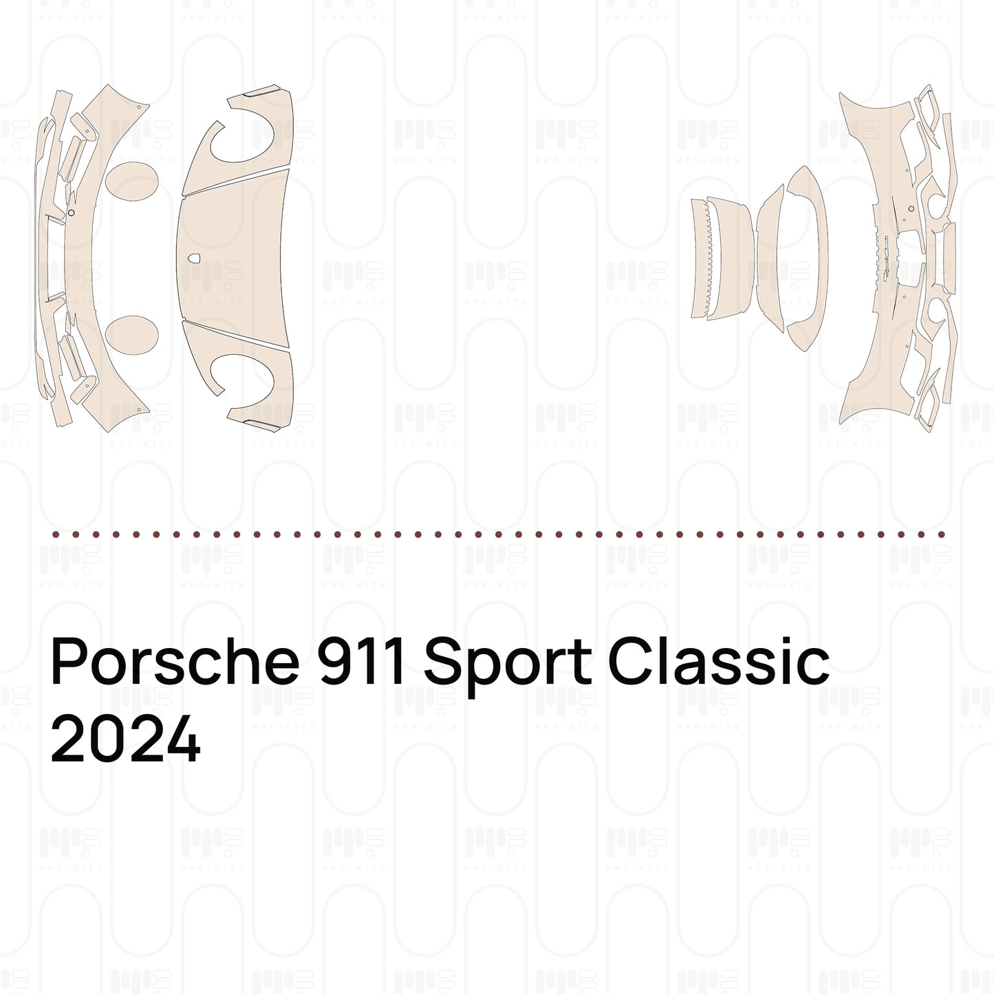 PPF prédécoupé Porsche 911 Sport Classic 2024