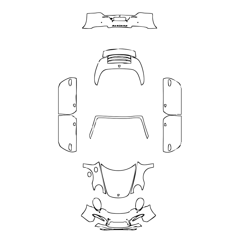Pre-Cut PPF Porsche 911 Targa 4S 2014 - PPF-Kits