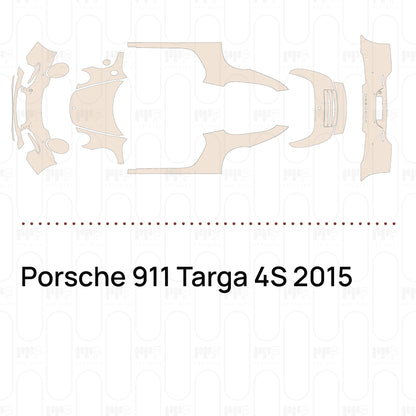 PPF prédécoupé Porsche 911 Targa 4S 2015