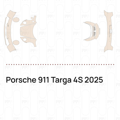 PPF prédécoupé Porsche 911 Targa 4S 2025