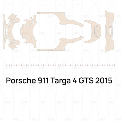 PPF prédécoupé Porsche 911 Targa 4 GTS 2015