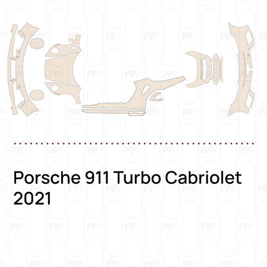 PPF prédécoupé Porsche 911 Turbo Cabriolet 2021