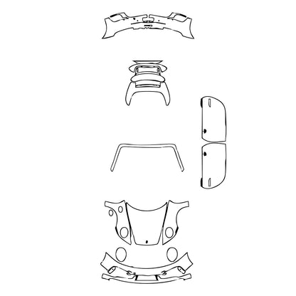 Pre-Cut PPF Porsche 911 Turbo S Cabriolet 2022 - PPF-Kits