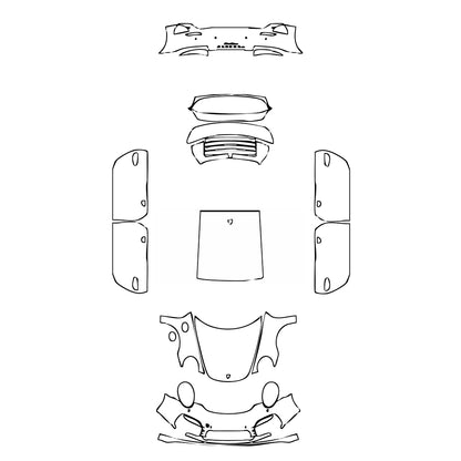 Pre-Cut PPF Porsche 911 Turbo S Coupe 2015 - PPF-Kits