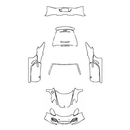 Pre-Cut PPF Porsche Boxter Boxter 2016 - PPF-Kits