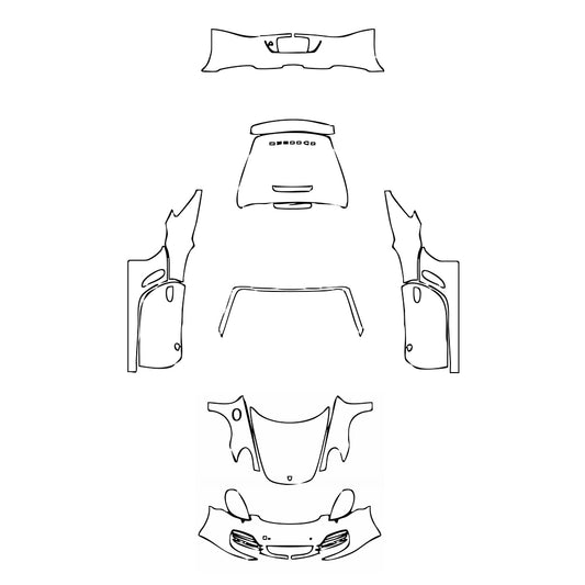Pre-Cut PPF Porsche Boxter Boxter S 2016 - PPF-Kits