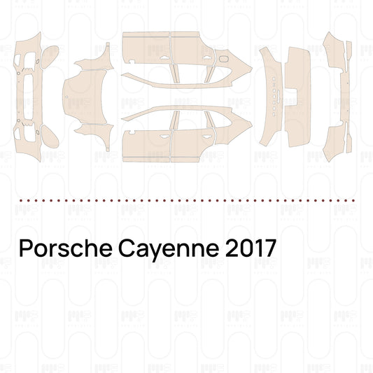 PPF prédécoupé Porsche Cayenne 2017