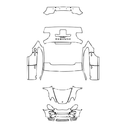 Pre-Cut PPF Porsche Cayenne Cayenne 2011 - PPF-Kits