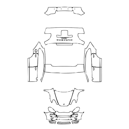 Pre-Cut PPF Porsche Cayenne Cayenne 2011 - PPF-Kits