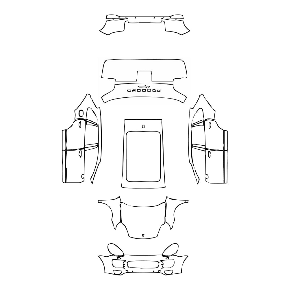 Pre-Cut PPF Porsche Cayenne Cayenne 2016 - PPF-Kits