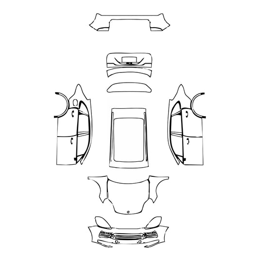 Pre-Cut PPF Porsche Cayenne Cayenne 2023 - PPF-Kits