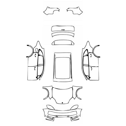 Pre-Cut PPF Porsche Cayenne Cayenne 2024 - PPF-Kits