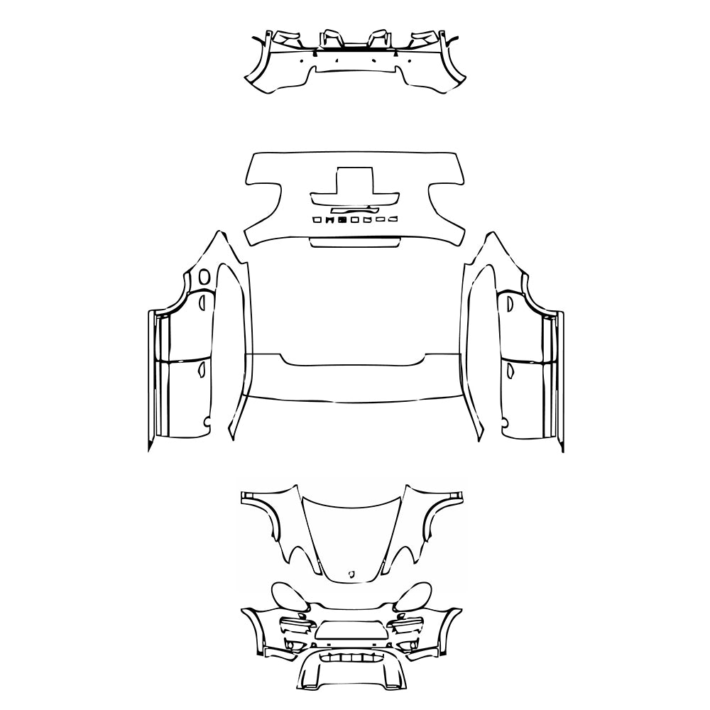 Pre-Cut PPF Porsche Cayenne Cayenne GTS 2013 - PPF-Kits