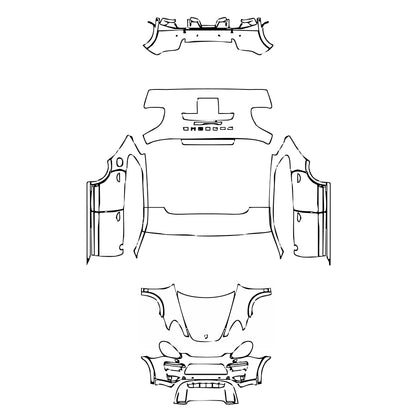 Pre-Cut PPF Porsche Cayenne Cayenne GTS 2014 - PPF-Kits
