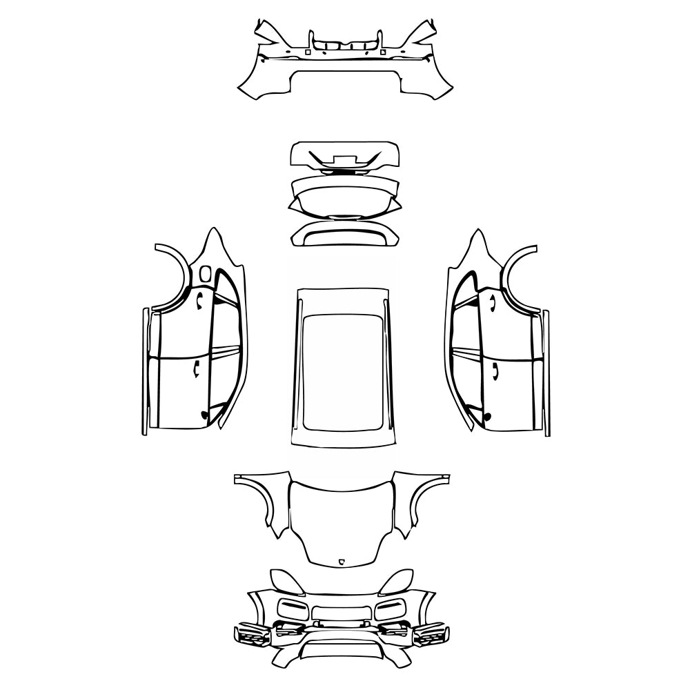 Pre-Cut PPF Porsche Cayenne Cayenne GTS 2023 - PPF-Kits