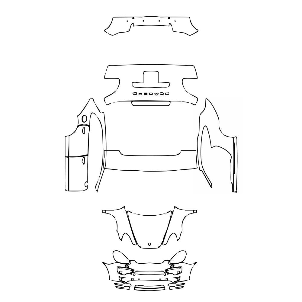 Pre-Cut PPF Porsche Cayenne Cayenne Platinum Edition 2014 - PPF-Kits