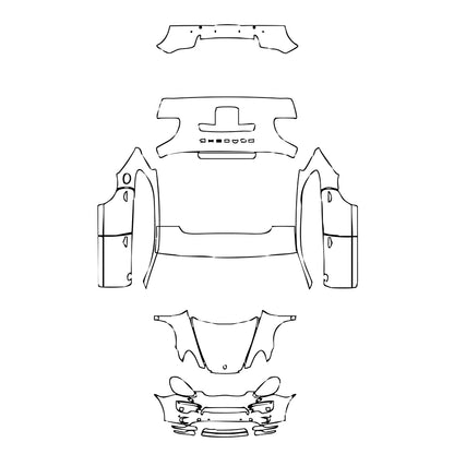 Pre-Cut PPF Porsche Cayenne Cayenne S 2014 - PPF-Kits