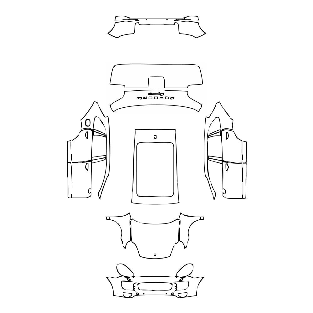 Pre-Cut PPF Porsche Cayenne Cayenne S 2015 - PPF-Kits