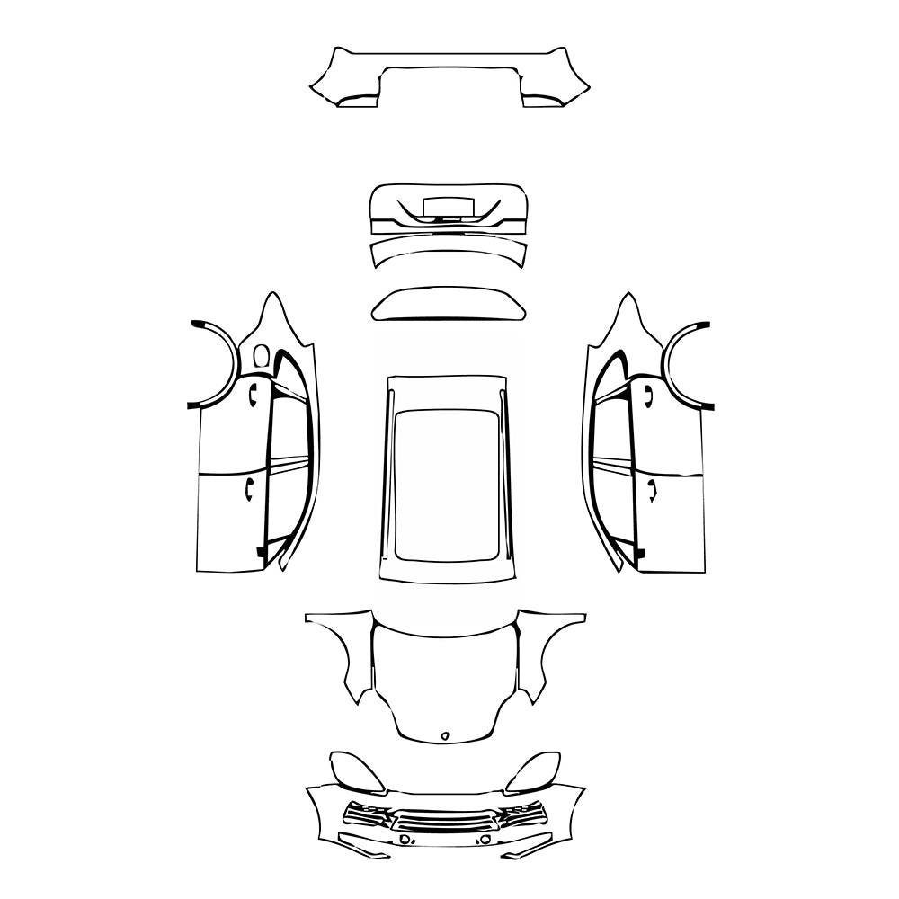 Pre-Cut PPF Porsche Cayenne Cayenne S 2021 - PPF-Kits