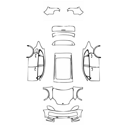 Pre-Cut PPF Porsche Cayenne Cayenne S 2024 - PPF-Kits