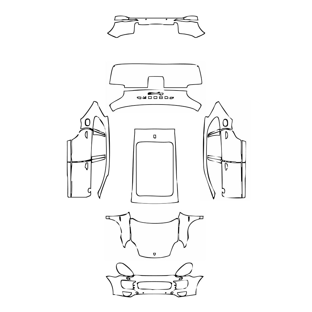Pre-Cut PPF Porsche Cayenne Cayenne S E-Hybrid 2017 - PPF-Kits