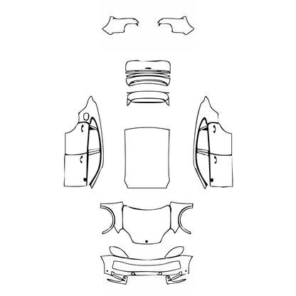 Pre-Cut PPF Porsche Cayenne Coupe Cayenne Coupe 2025 - PPF-Kits