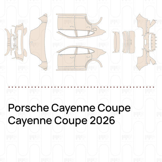 PPF prédécoupé Porsche Cayenne Coupe Cayenne Coupe 2026