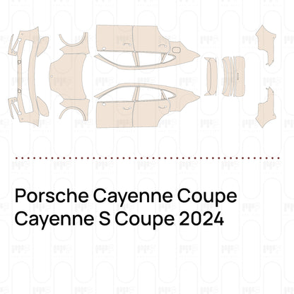 PPF prédécoupé Porsche Cayenne Coupe Cayenne S Coupe 2024