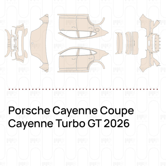 PPF prédécoupé Porsche Cayenne Coupe Cayenne Turbo GT 2026