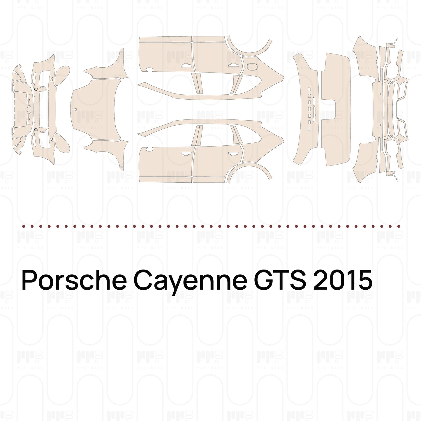 PPF prédécoupé Porsche Cayenne GTS 2015