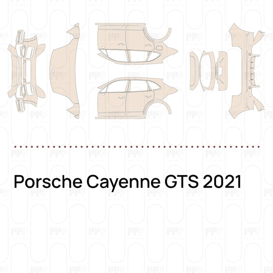 PPF prédécoupé Porsche Cayenne GTS 2021