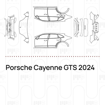 PPF prédécoupé Porsche Cayenne GTS 2024