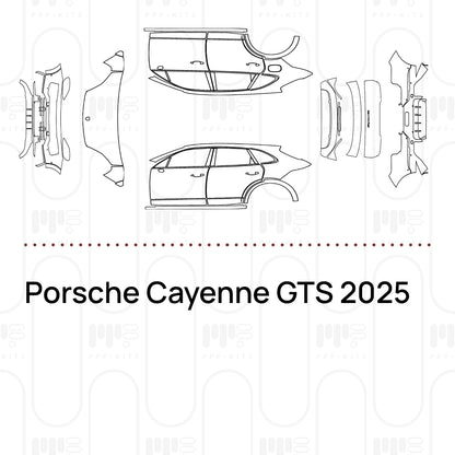 PPF prédécoupé Porsche Cayenne GTS 2025