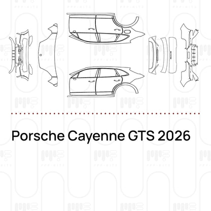 PPF prédécoupé Porsche Cayenne GTS 2026