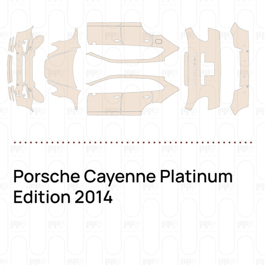 PPF prédécoupé Porsche Cayenne Platinum Edition 2014