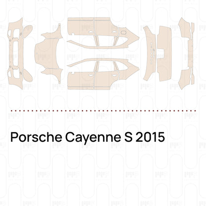 PPF prédécoupé Porsche Cayenne S 2015